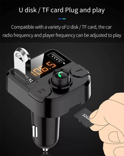 Convertidor De Transmisor Bluetooth Estéreo Portátil Para Au