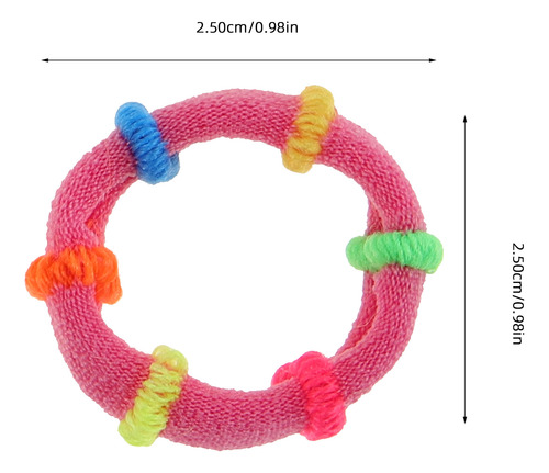 200pcs Elastic Hair Ties Kids Hair Ties Girls Ponytail Holde