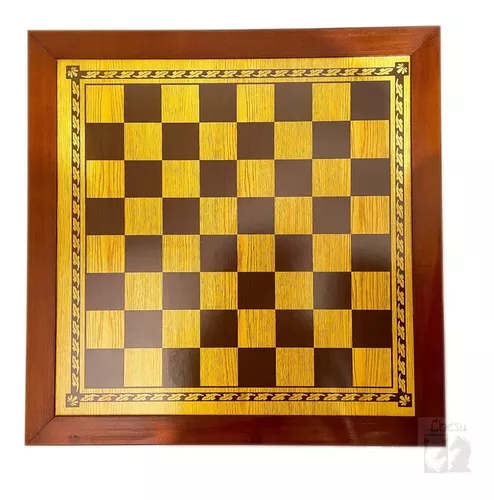 Tabuleiro para Xadrez - 50x50 cm - xalingo