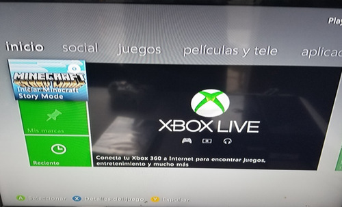 Minecraft Modo Historia Formato Fisico Para Xbox 360 (Usado)