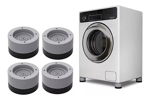 Imagen 2 de 7 de Soporte Base Lavarropa Heladera Mueble Antideslizante X4 Csp