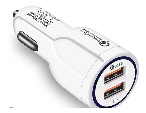 Cargador Celular Qc3.0 5v - 6amp 3.1a Carro Usb Carga Rapida