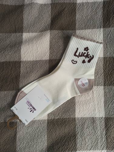 Medias Amanecer 3/4 Blanco Liso 36-41