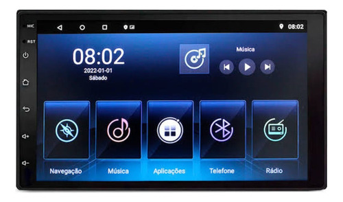 Multimídia Daf Carreta Android Ios Gps Wi-fi Usb Sd Radio Fm