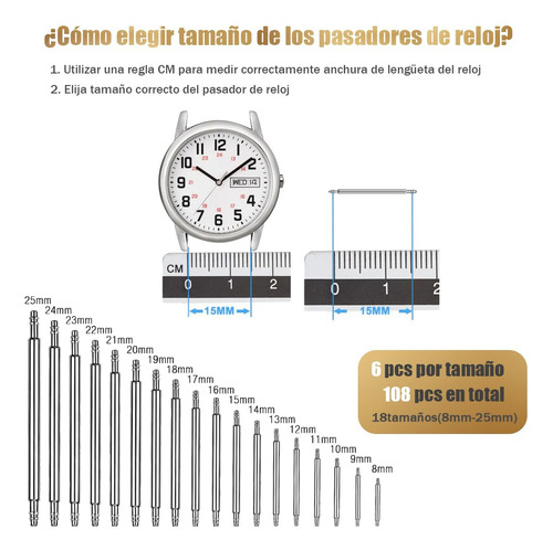 Kit De Reparación De Relojes, Herramientas De Repuesto De