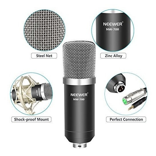 Profesional Microfono Condensador Para Grabacion