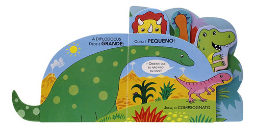 Cabeças, Caudas e Focinhos: A Dinossaura Deise - Opostos, de Bookworks. Editorial Todolivro Distribuidora Ltda. em português, 2021