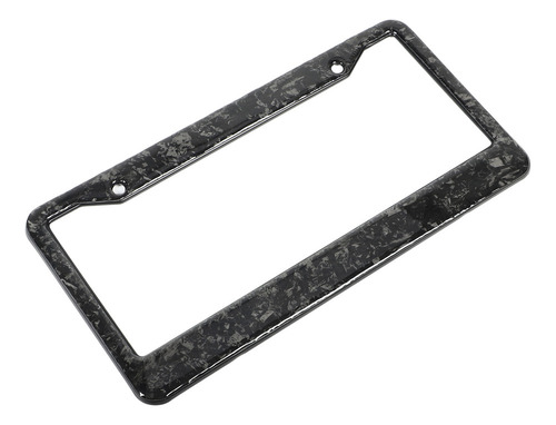 Placa De Placa De Matrícula, Fibra De Carbono Forjada Brilla
