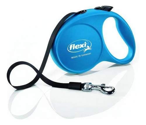Guia Flexi Fun fita azul claro extra pequena para cães 3m