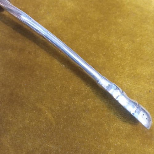 Bombilla De Plata Antigua Sellada Y Probada Criolla Colonial Plata (Usado)