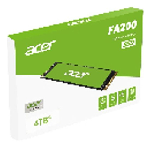 Disco Sólido Ssd Interno Acer Fa200 Bl.9bwwa.150 4tb Verde