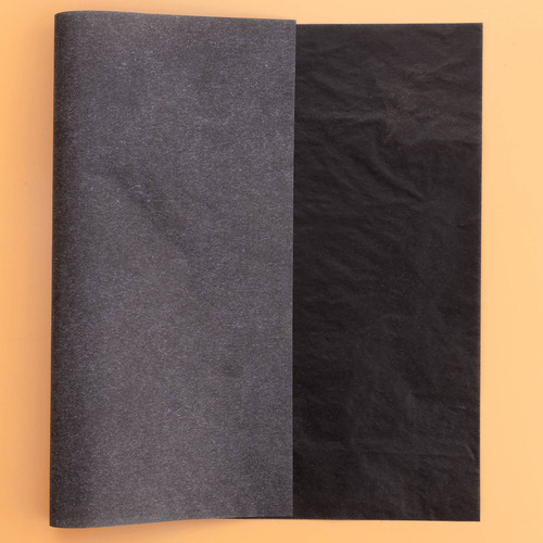 100 Hojas De Papel Carbón, Papel De Grafito Negro Para Traza