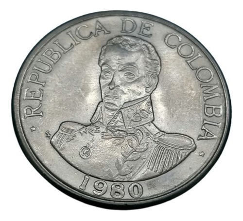 Colombia Moneda 1 Peso 1980