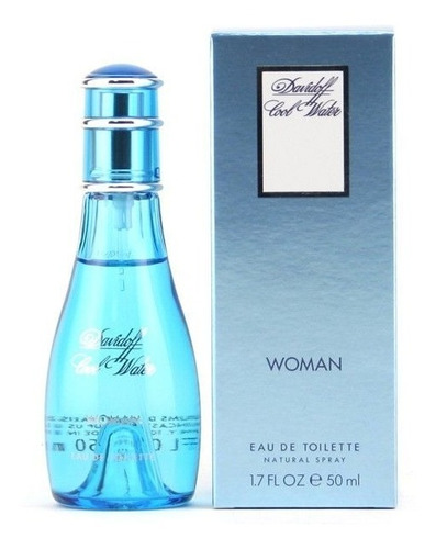 Davidoff Cool Water Woman Edt X 50ml - Perfume Importado
