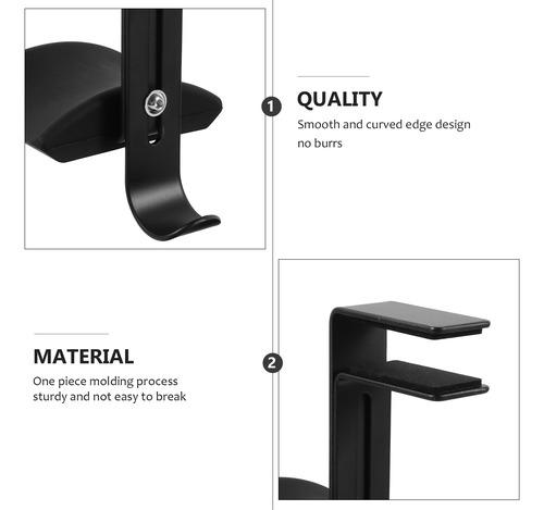 Soporte Para Auriculares Con Gancho De Escritorio Universal