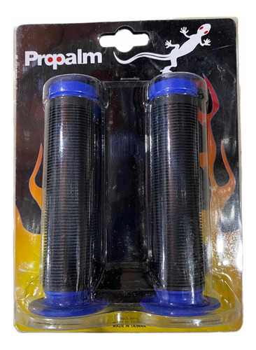 Puños Mtb De Gel Para Bicicleta Propalm Azul Y Rojo