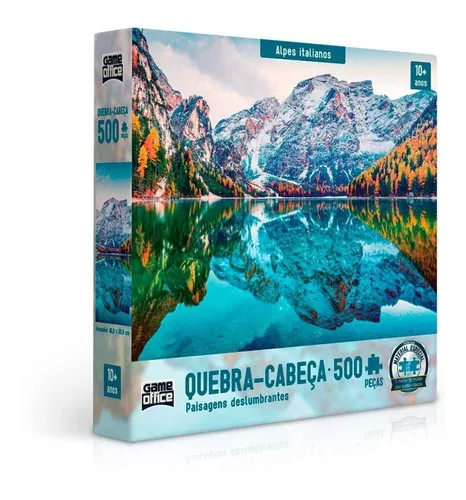 Kit C/ 2 Quebra-cabeça - Paisagens Deslumbrantes 500pcs