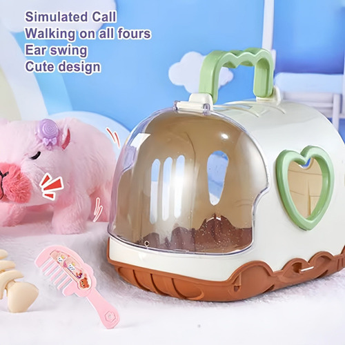 Peluche De Carpincho Eléctrico, Puede Caminar