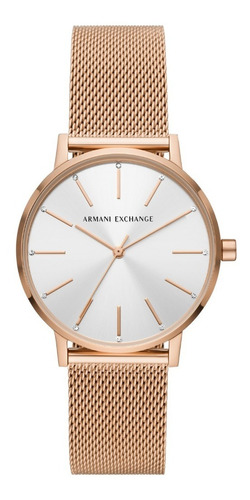 Reloj Mujer Armani Exchange Lola Color de la correa Oro rosa