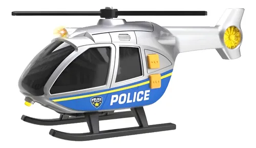Helicóptero De Bomberos Teamsterz Con Luces Y Sonidos – 42 Cm, Pilas Incluidas