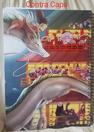 Caderno Univ Anime A Viagem De Chihiro 1 Materia 96 Folhas