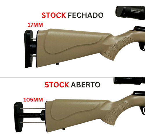 Coronha Stock Cbc 8122-m Regulável - Semelhante Ao M24