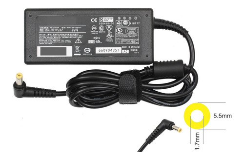 Cargador Laptop Lanix Neuron A Punta Amarilla 19v