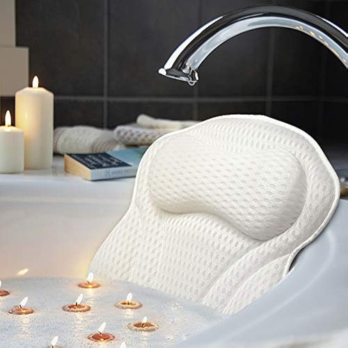 Almohada De Baño De Lujo Amazefan, Almohada De Spa Ergonómic