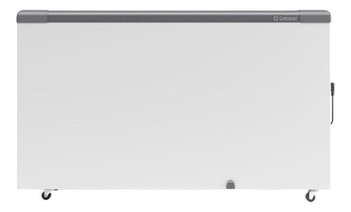 Freezer Horizontal Ghd400h Cinza 400l 2 Tampas 127v Gelopar