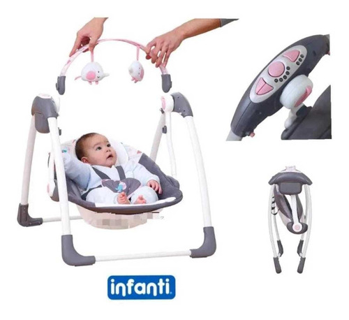 Silla Mecedora Para Bebe Musical Infanti Para Recien Nacido