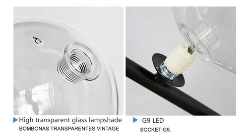 Imagen 8 de 8 de Lampara Decorativa De Techo Colgante Tipo Aro Burble Alb