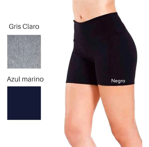 Pack 3 Calza Corta Short Mujer Talla Estándar