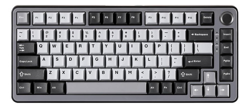 Teclado Gaming Yunzii Rt75 Negro Con Interruptores Outemu