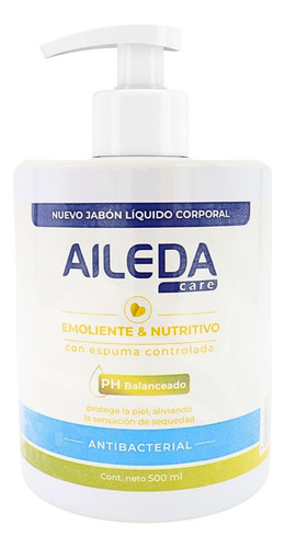 Jabón Líquido Aileda Jabón Antibacterial Para Manos 500ml