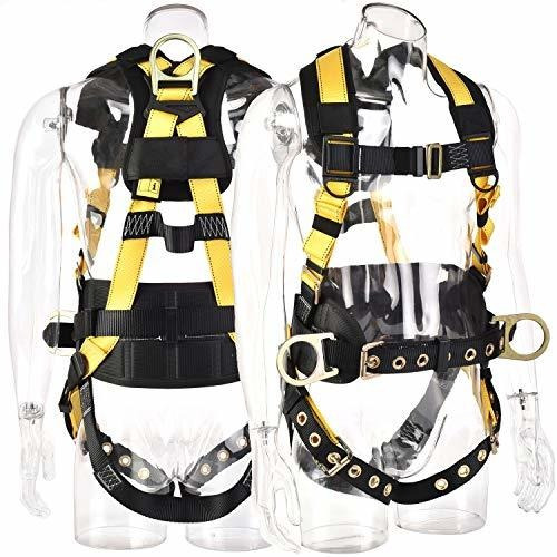 Harness 3d-rings Industrial Fall Protection Safety  With Wa