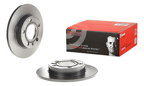 (1) Disco Freno 245 Mm Tras Izq/der A4 Quattro 02/06 Brembo