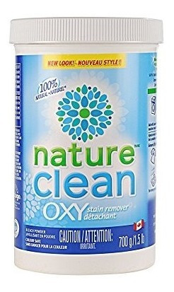 La Naturaleza Limpia Oxy Stain Remover Polvo Sin Aroma, 24.6