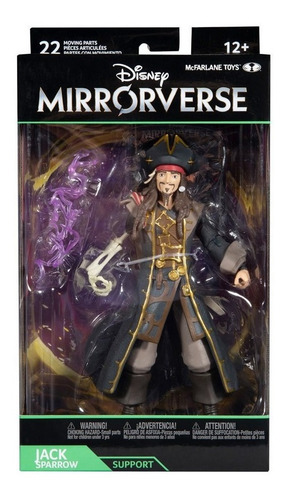 Jack Sparrow Disney Mirrorverse Mcfarlane Piratas Caribe