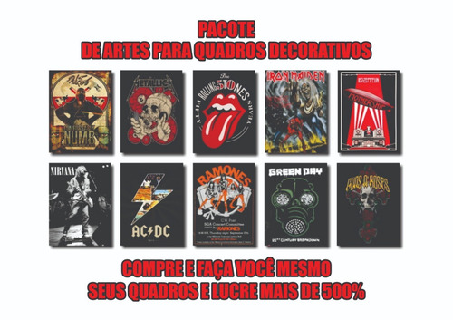 Artes Digital De Quadros Decorativos + Brinde