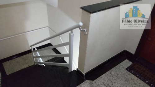 Cobertura Tipo Sem Condomínio Com Acesso Interno Com 2 Dormitórios À Venda, 63 M² Por R$ 450.000 - Vila Humaitá - Santo André/sp - Co0161