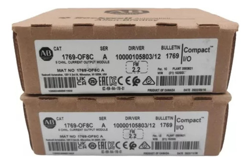 Allen-bradley 1769-of8c Nova C/ Nf Lacrada 2023 1769 Of8c