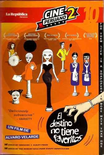 Dvd El Destino No Tiene Favoritos - Alvaro Velarde 2003