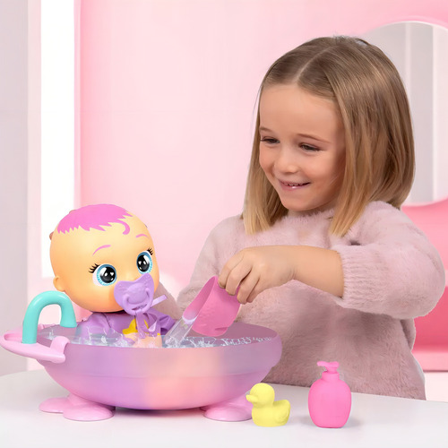Cry Babies Newborn Mi Primer Baño Bebe Interactiva Zoe