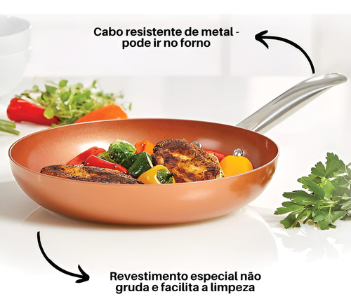Frigideira Maxchef Antiaderente 24cm 2l Redonda.