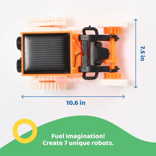 Kit De Robot Solar 7 En 1 Para Niños Stem