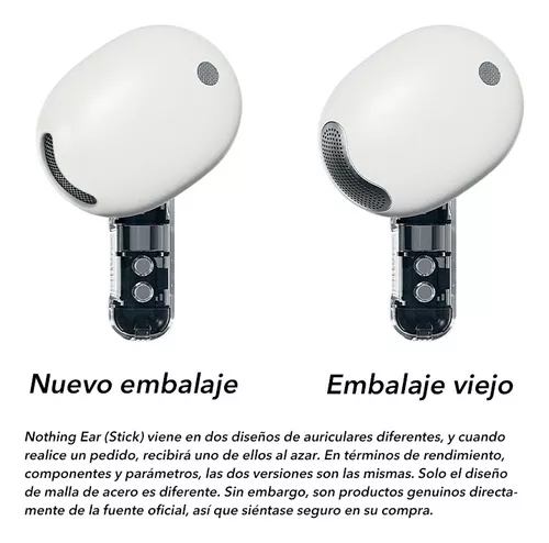 Nothing Ear (stick) - Auriculares Bluetooth - Blanco