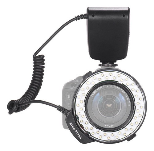 Flash Macro Led Hd-130 3000-15000k Con Pantalla Lcd