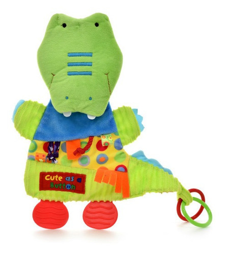 Trapito De Apego Cocodrilo Con Actividad Peluche