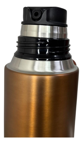 Termos De 1 Litro Acero Inoxidable Con Mate Cobre