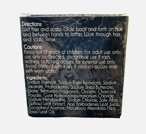 Shampoo En Barra De Carbón African Black Soap